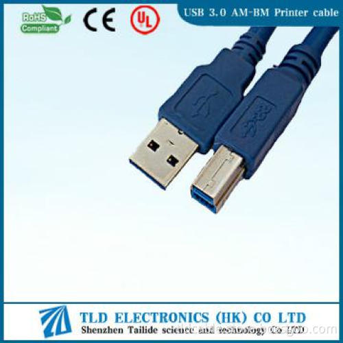 China Supplier USB Cable AM to BM USB 3.0 Printer 1.8M